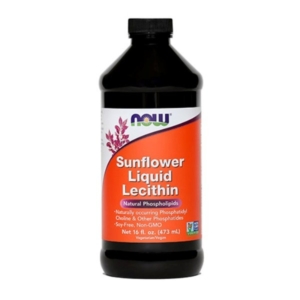 NOW Sončnični lecitin v tekočini, 473 ml