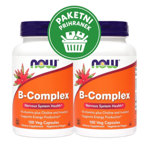 Paket NOW B kompleks, 2x100 kapsul