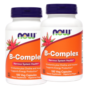 Paket NOW B kompleks, 2x100 kapsul
